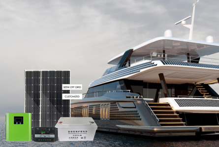 Solar power system for boats