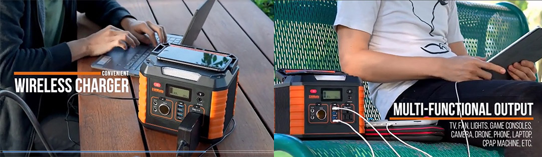 500W Portable Solar Generator