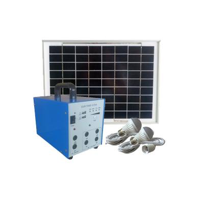 10W Portable Small 12V DC solar power system