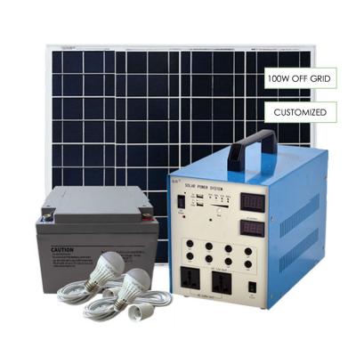 all in one solar power system,100w solar power system