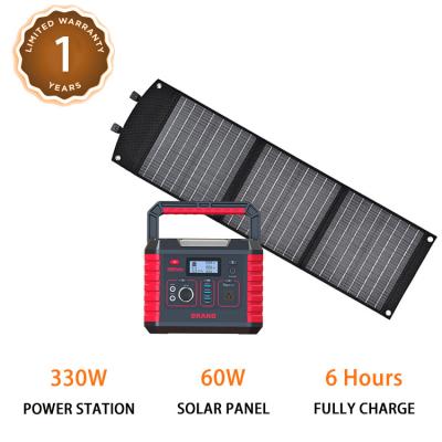 330w solar portable power station