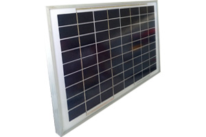 What are the material types of solar panels